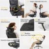 SIHOO B300 Pro Ergonomic Office Chair with Footrest, 4-Way Lumbar Support