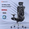SIHOO M57 Ergonomic Mesh Office Chair, Lumbar Support, 330 lb, Black