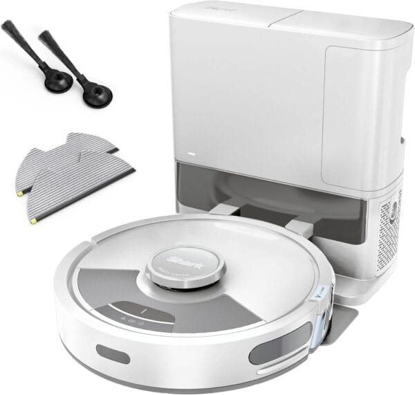 Shark Matrix Plus 2-in-1 Robot Vacuum and Mop with Selfcharging Base, White