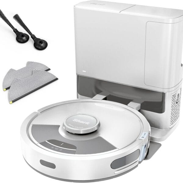 Shark Matrix Plus 2-in-1 Robot Vacuum and Mop with Selfcharging Base, White