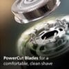 Philips Electric Shaver 3000 Series - Wet & Dry Electric Shaver for Men with SkinProtect Technology in Dark Moon