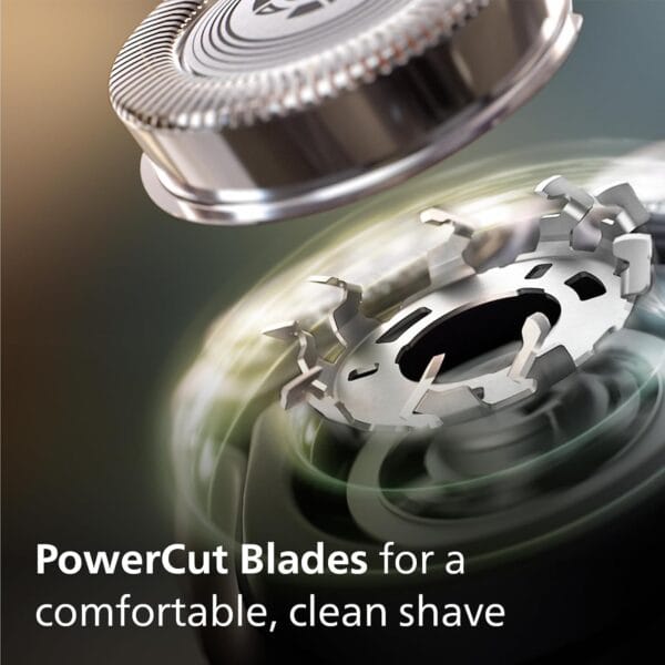 Philips Electric Shaver 3000 Series - Wet & Dry Electric Shaver for Men with SkinProtect Technology in Dark Moon
