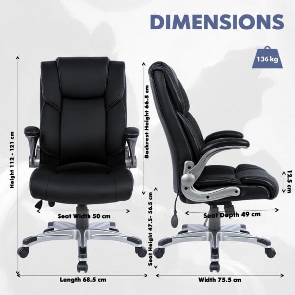 COLAMY High Back Executive Office Chair