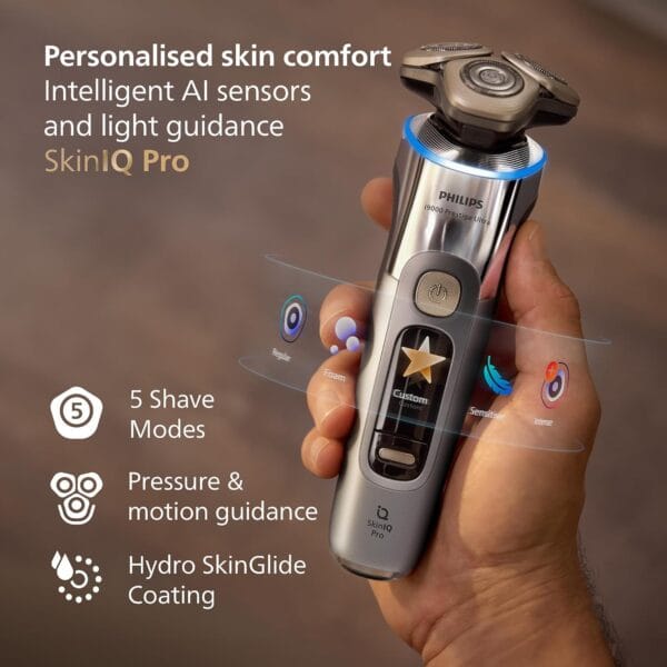 Philips Shaver i9000 Prestige Ultra, Wet & Dry Electric Shaver