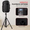 Pyle Portable Bluetooth PA Speaker System, UK Version - 10"9