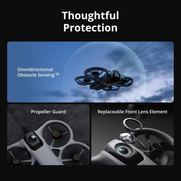 DJI Avata 360 RC2, 360° Drone With 1-Inch 8K 360° Imaging for FPV & Aerial Filming, 360° Camera Drone With Propeller Guard (DJI Avata 360 (DJI RC 2) Bundle)