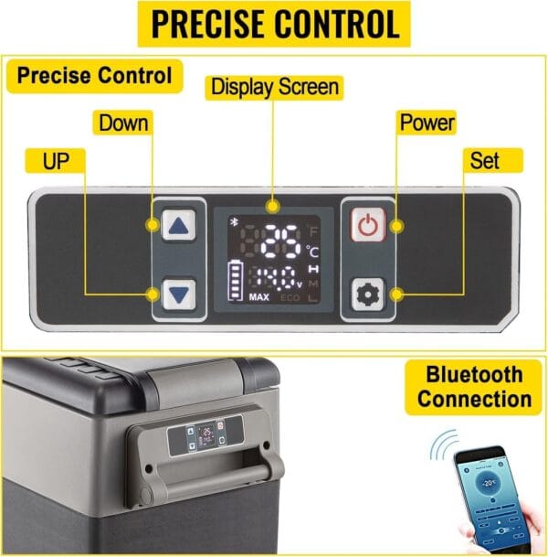Car Refrigerator, 55L Car Fridge