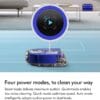 Dyson 360 Vis Nav™ robot vacuum, full-width brush, designed for all floor types (Blue/Nickel)