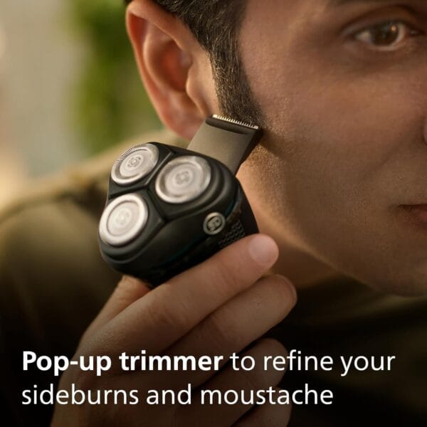 Philips Electric Shaver 3000 Series - Wet & Dry Electric Shaver for Men with SkinProtect Technology in Dark Moon