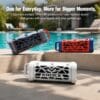 TRAVOR Magnetic Bluetooth Speaker, Aluminium Portable Outdoor Speaker, IP68