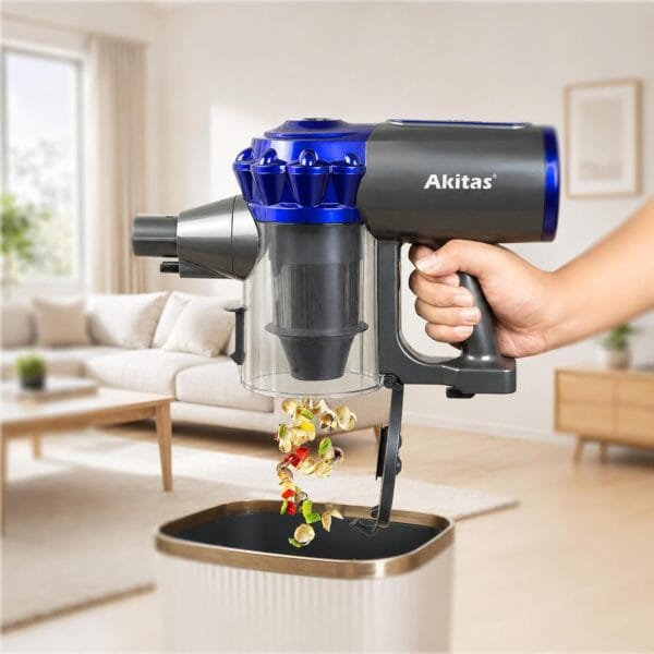 Akitas V8 3-in-1 Cordless Hoover Vacuum Cleaner Handheld & Upright Lightweight 22.2 V 150 W