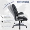 COLAMY High Back Executive Office Chair