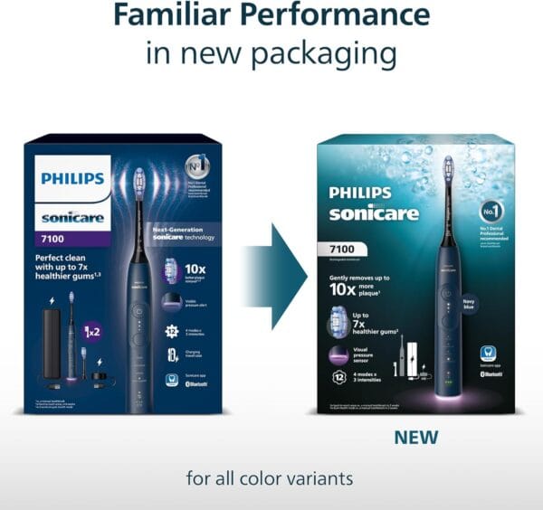 Philips Sonicare 7100 Electric Toothbrush, Sonic Toothbrush with App