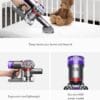 Dyson Car+Boat handheld vacuum cleaner, 115 AW, 50min, deep cleaning on the go (Silver)