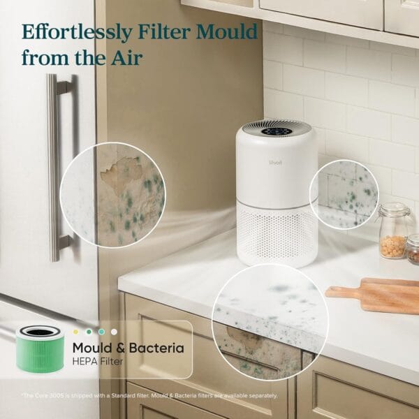 Levoit Smart HEPA Air Purifier,258m³/h, 108m², Core 300S