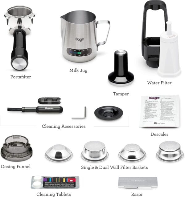 Sage Barista Express, Bean to Cup Machine Bean to Cup Machine, Brushed Stainless Stee