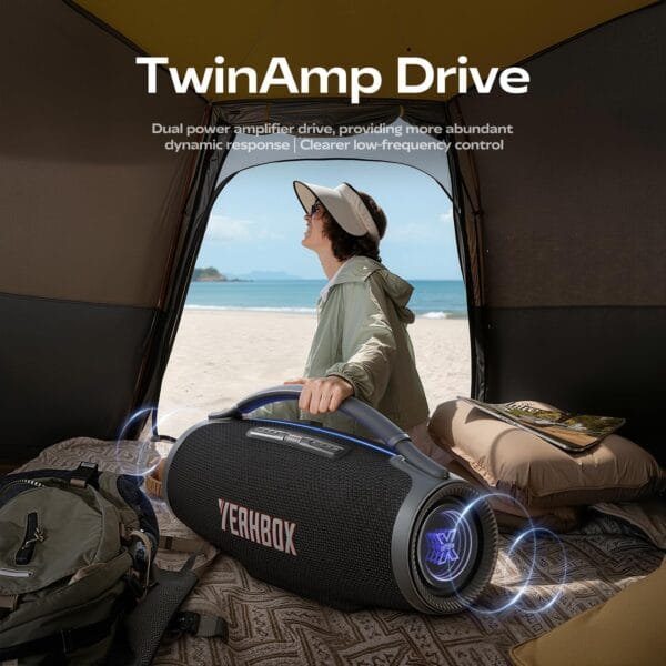 71m-asgb9aL._AC_SL1500_ YEAHBOX Ultra 320 Bluetooth Party Speaker