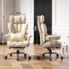 Efomao Desk Office Chair, Big and Tall PU Leather Ergonomic Office Chair