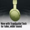 Bose QuietComfort Headphones (2nd Gen) - Wireless Headphones, Active Over Ear Noise Cancelling and Mic, Immersive Audio, USB-C Charging and Lossless Audio, Up to 24h of Play time, Eucalyptus Green