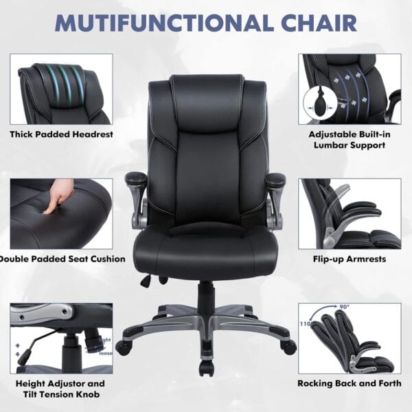 COLAMY High Back Executive Office Chair