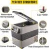 Car Refrigerator, 55L Car Fridge