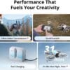 DJI Flip With RC 2 Screen Remote Controller, Under 249 g