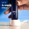 Oral-B iO2 Duo Electric Toothbrushes, 2 Handles, Night Black and Calm Pink