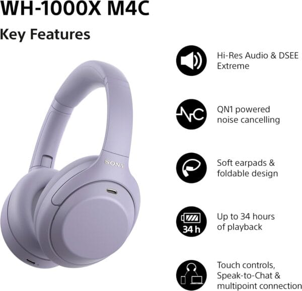 Sony WH-1000XM4C Wireless Noise Cancelling Headphones