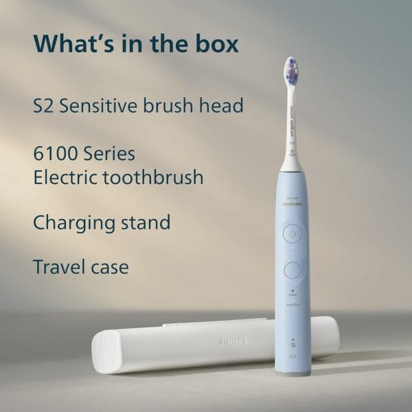 71xY56NGz7L._AC_SL1500_ Philips Sonicare 6100 Electric Toothbrush, Sonic Toothbrush with 2 Brushing Modes and 3 Intensity Levels