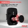 Pyle Portable Bluetooth PA Speaker System, 12"
