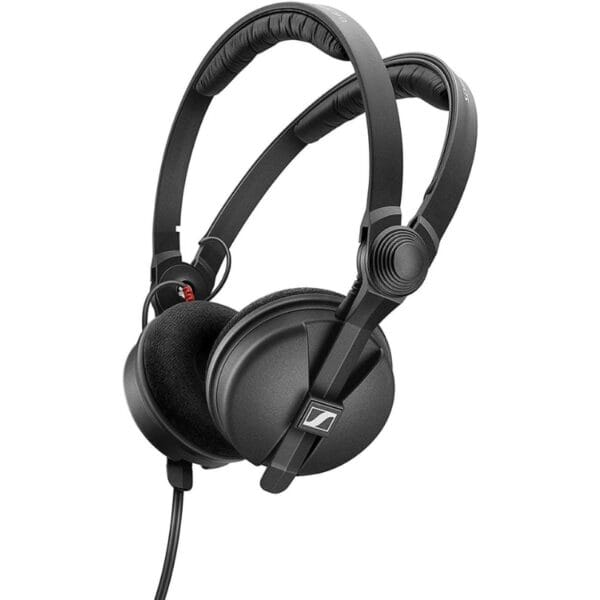 8 Sennheiser HD 25 SPECIAL EDITION Closed-Back On-Ear DJ & Monitoring Headphones | Rotatable Capsule for Single-Ear Listening | Exclusive Carry Case & Velour Ear Pads | Black (509271)