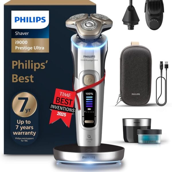 Philips Shaver i9000 Prestige Ultra, Wet & Dry Electric Shaver