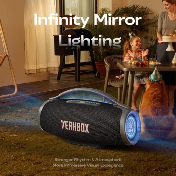 81Fi-mvvZeL._AC_SL1500_ YEAHBOX Ultra 320 Bluetooth Party Speaker