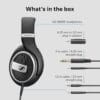 Sennheiser HD 599 SE Open-Back, Wired Over Ear Headphones, Premium Design, Natural Balanced Audio, Comfortable Fit for Music, Gaming, School, Work, Black
