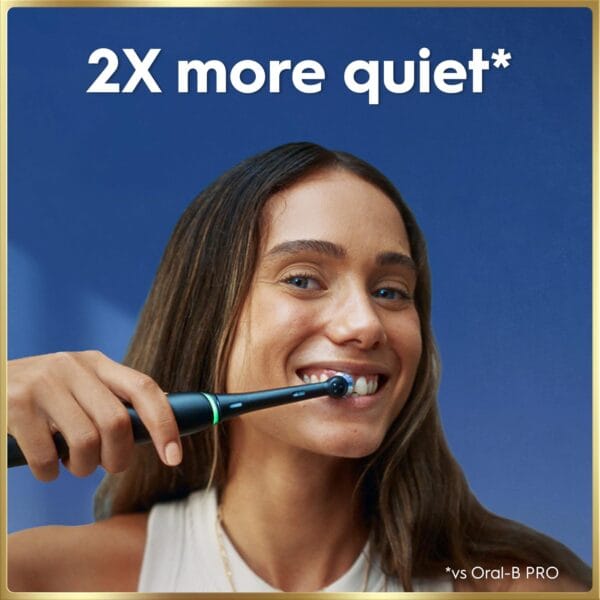 Oral-B iO9 Electric Toothbrush for Adults, Black, App Connected Handle, 7 Cleaning Modes, Includes 3 Brush Heads