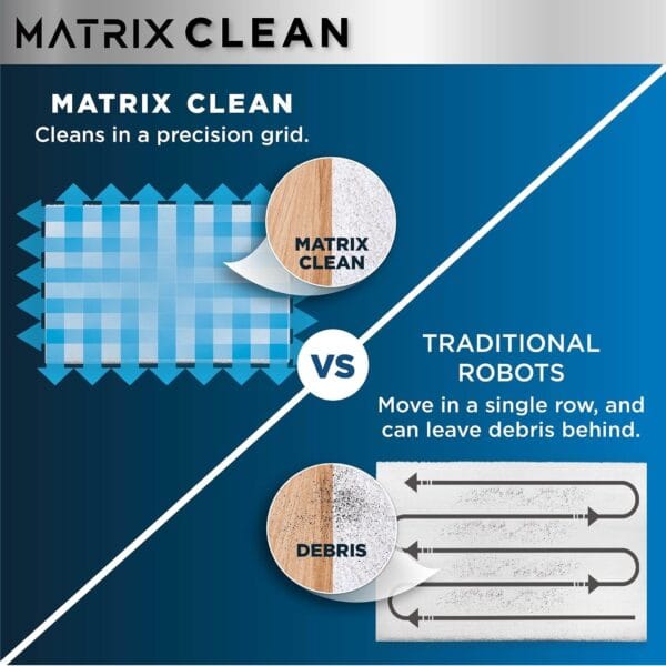 Shark Matrix Plus 2-in-1 Robot Vacuum and Mop with Selfcharging Base, White