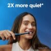 Oral-B iO2 Duo Electric Toothbrushes, 2 Handles, Night Black and Calm Pink