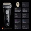 Braun Series 9 PRO+ Electric Shaver for Men, Black, 9690CCE