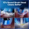 Oral-B iO5 Electric Toothbrush, Matt Black, with Travel Case and Toothpaste