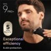 Braun Series 9 PRO+ Electric Shaver for Men, Black, 9690CCE