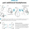 Sennheiser RS 120-W On-Ear Wireless Headphones for Crystal-clear TV Listening with 3 Sound Modes, Lightweight Design, Easy Volume Control, 60 m Range and Convenient Transmitter/Charger Combo - Black