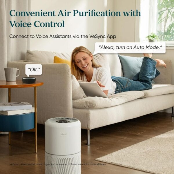 Levoit Smart HEPA Air Purifier,258m³/h, 108m², Core 300S