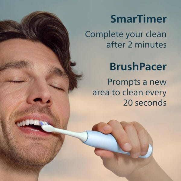 81k+1d95GuL._AC_SL1500_ Philips Sonicare 6100 Electric Toothbrush, Sonic Toothbrush with 2 Brushing Modes and 3 Intensity Levels