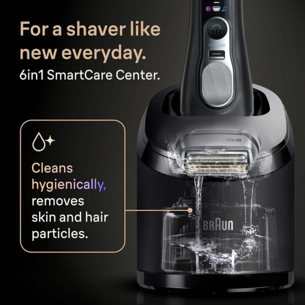 Braun Series 9 PRO+ Electric Shaver for Men, Black, 9690CCE