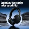 Bose QuietComfort Headphones (2nd Gen) - Wireless Headphones, Active Over Ear Noise Cancelling and Mic, Immersive Audio, USB-C Charging and Lossless Audio, Up to 24h of Play time, Eucalyptus Green