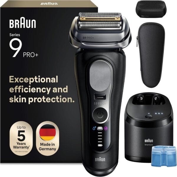 81ucu1aLS-L._AC_SL1500_ Braun Series 9 PRO+ Electric Shaver for Men, Black, 9690CCE