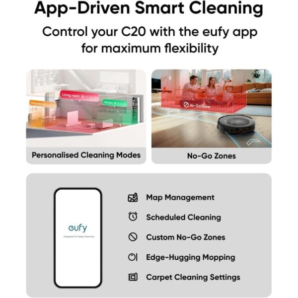 eufy Omni C20, Robot Vacuum Cleaner with Mop, All-in-One Station