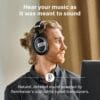 Sennheiser HD 599 SE Open-Back, Wired Over Ear Headphones, Premium Design, Natural Balanced Audio, Comfortable Fit for Music, Gaming, School, Work, Black