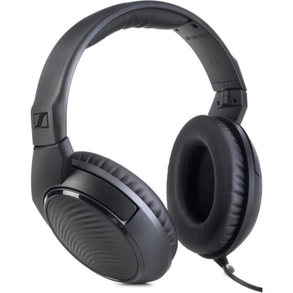 Untitled Design (1) Sennheiser Professional HD 200 PRO Closed-Back Around-Ear DJ and Monitoring Headphones - 2M Single-Sided Cable and 1-4 inches Stereo Jack Adaptor Included - Black (507182)