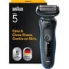 Braun Series 5 Electric Shaver for Men, Wet & Dry Foil Razor, Blue